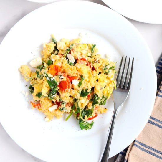 Greek Scrambled Eggs