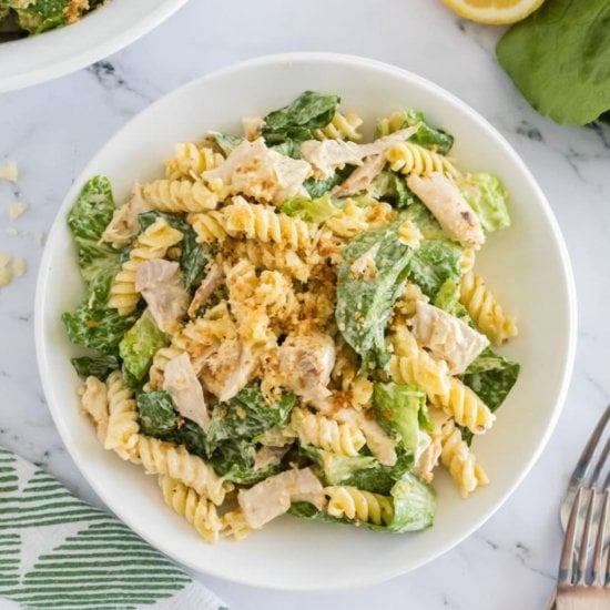 Chicken Caesar Pasta Salad