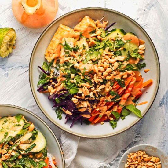 Vietnamese Spring Roll In A Bowl
