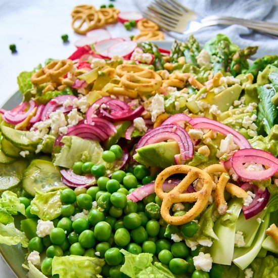Pickle & Pretzel Spring Salad