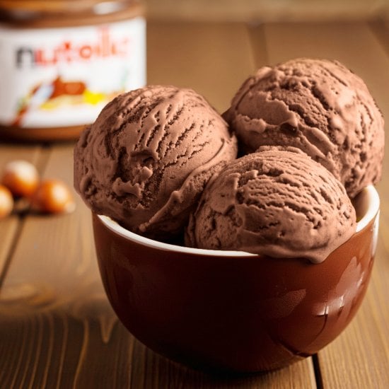 Easy Nutella Ice Cream – No Machine