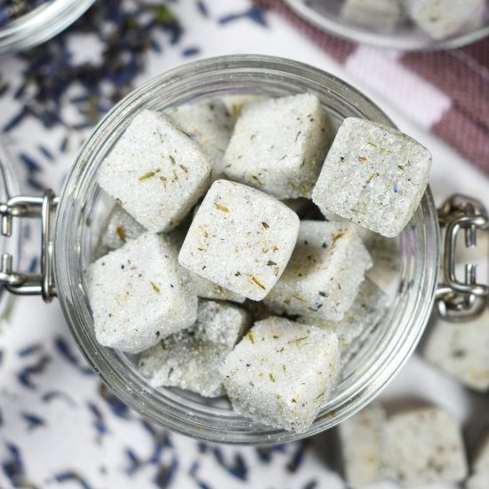 Lavender Sugar Cubes