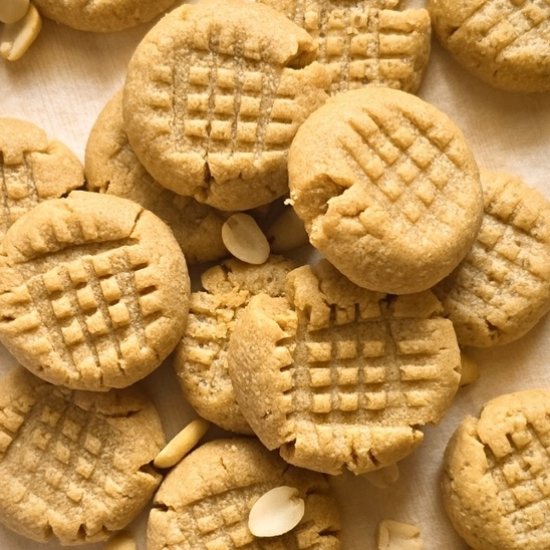 Peanut Butter Cookies with No Eggs