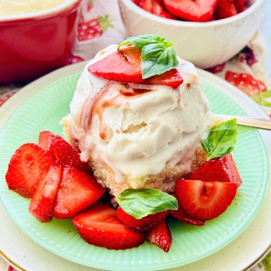 Strawberry Balsamic Shortcake