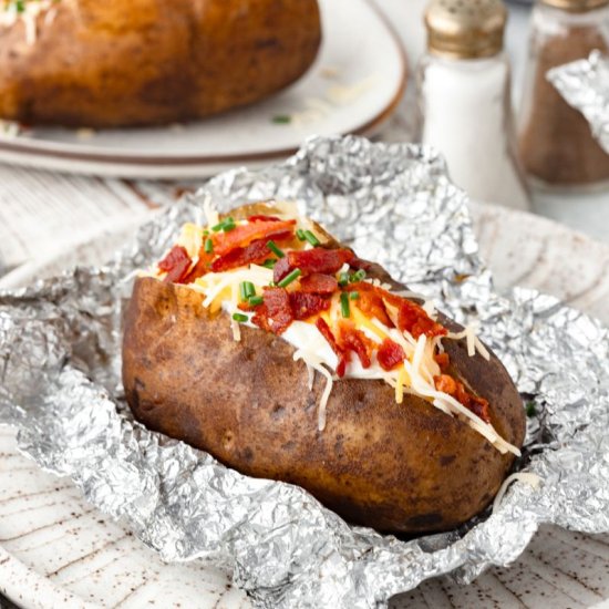 Slow Cooker Baked Potatoes