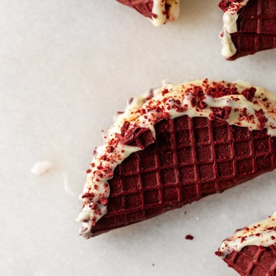 Red Velvet Choco Tacos