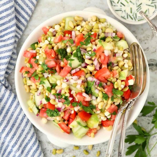 Southern Pea Salad with Herb Butter