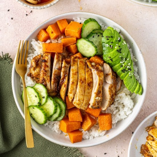 Hot Honey Chicken Bowls