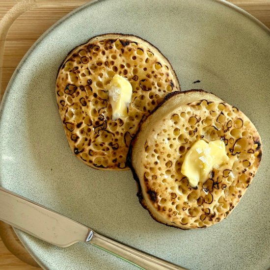 Air Fryer Crumpets