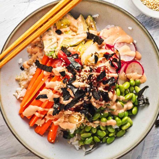 Watermelon Poke Bowl