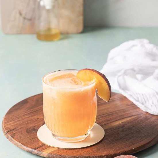 Peach Mezcal Cocktail