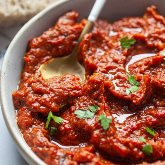 Roasted Pepper and Eggplant Spread