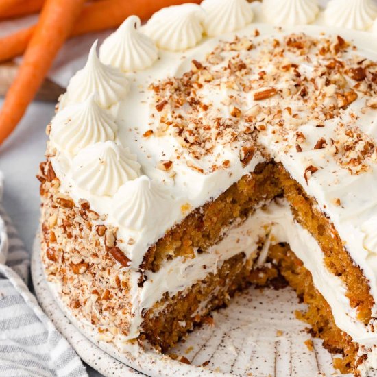 Carrot Cake with Cream Cheese Icing