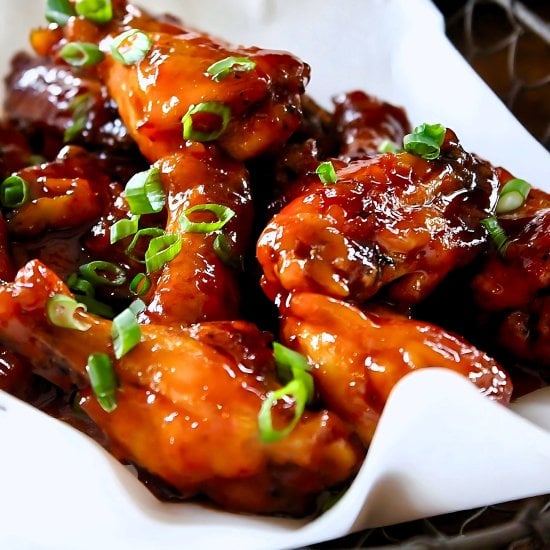 spicy asian wings