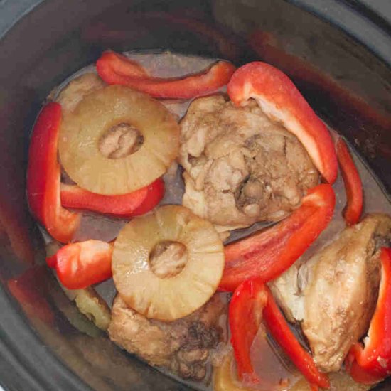 Slow Cooker Hawaiian Chicken