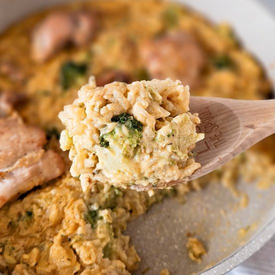 One Pot Creamy Chicken and Rice