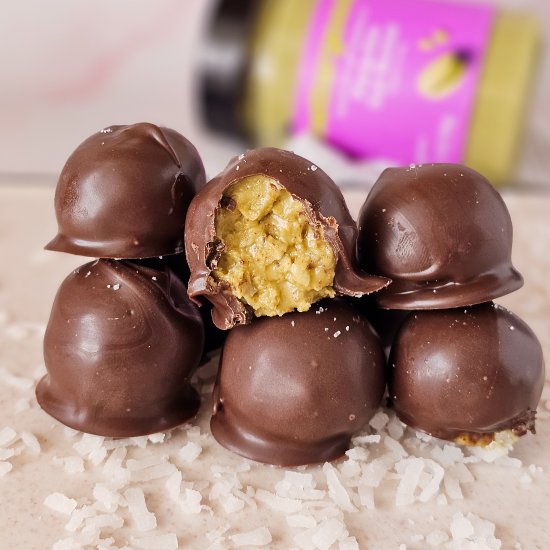 Chocolate Pistachio Bites