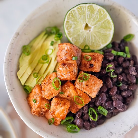 Chipotle Lime Salmon Bites