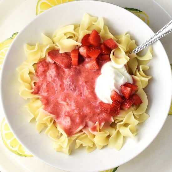Polish Strawberry Pasta