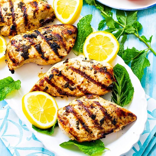 Greek Lemon Mint Marinade