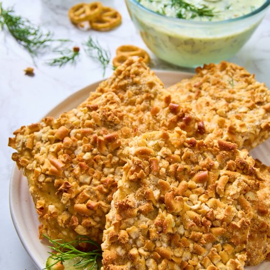 Crispy Breaded Air Fryer Tofu