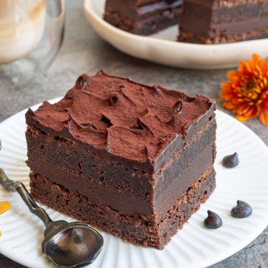 Layered Mocha Brownies