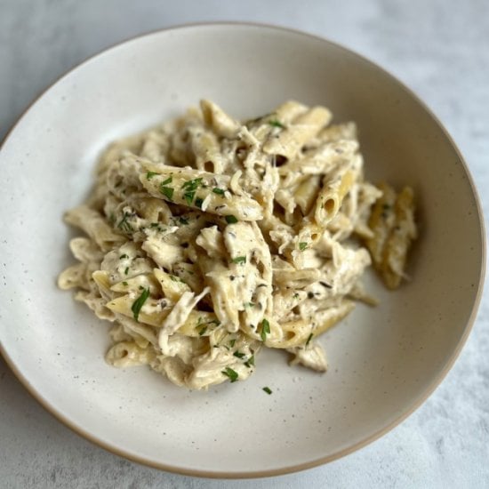 Crockpot Chicken Alfredo
