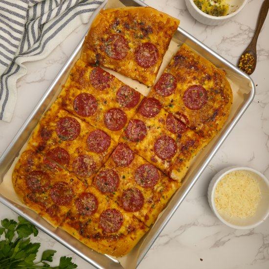 Easy Sheet Pan Pizza