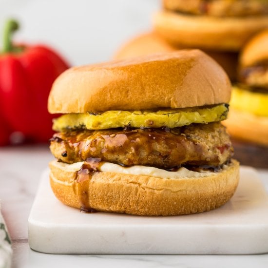 Teriyaki Chicken Burgers