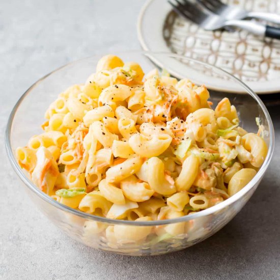 Pasta Salad with Light Mayo Dressing