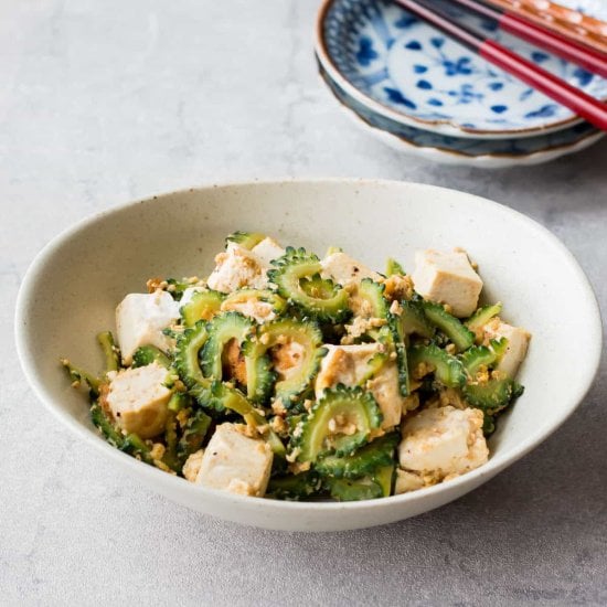 Vegetarian Goya Chanpuru