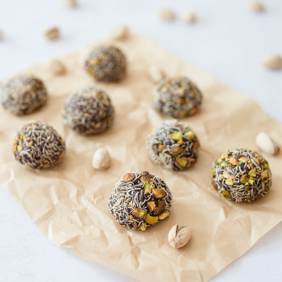 Dubai Chocolate Energy Balls