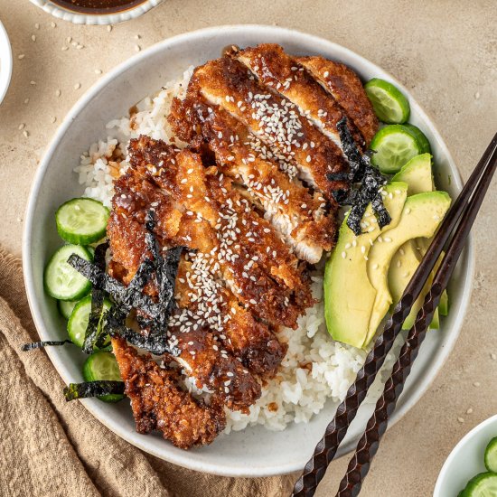 Chicken Katsu Rice Bowls