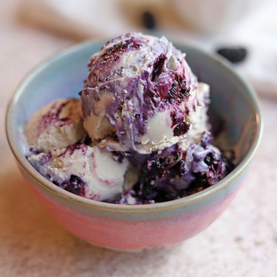 Mulberry Ice Cream (Vegan)