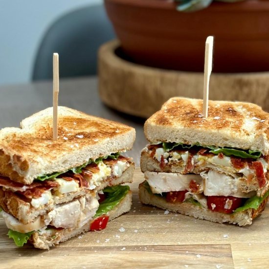 Air Fryer Club Sandwich