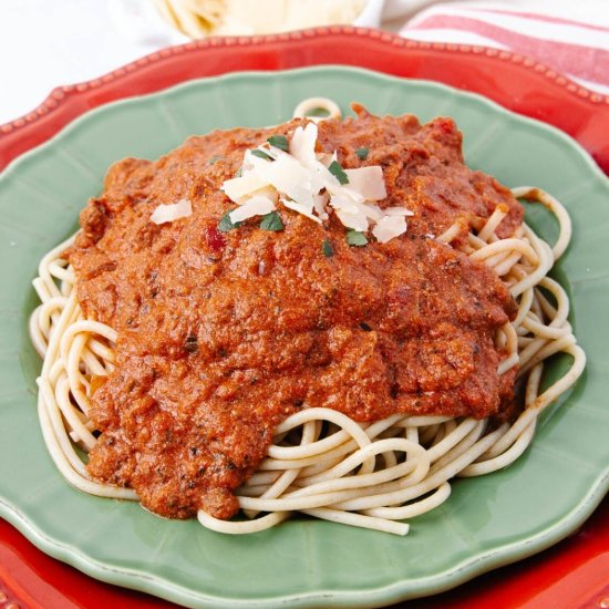 Spaghetti Sauce Creamy Crock Pot