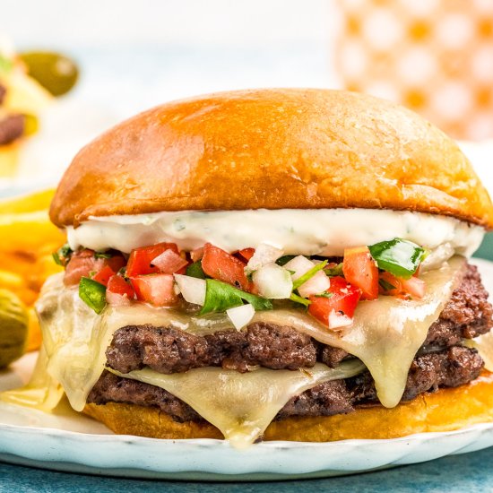 Whataburger Pico De Gallo Burger