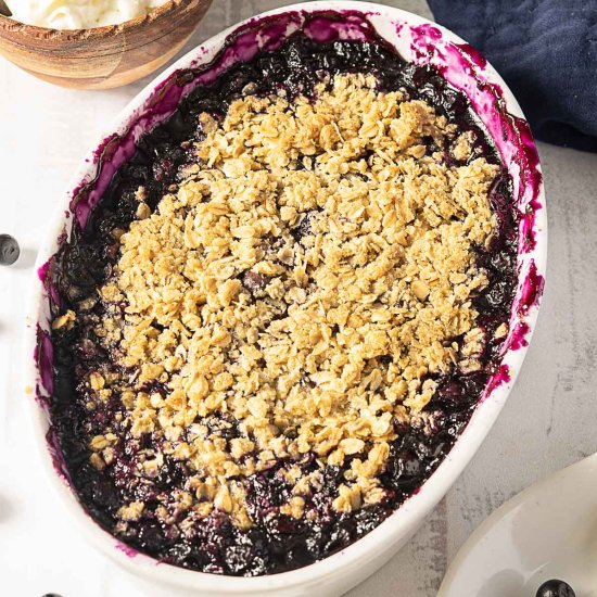 Gluten-Free Blueberry Crisp