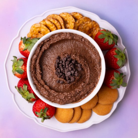 10-Minute Brownie Batter Hummus