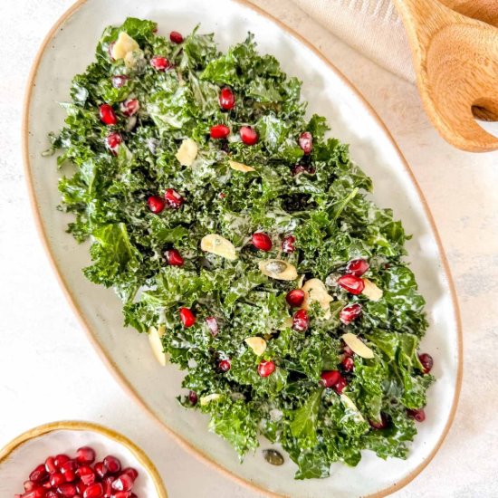 Kale and Pomegranate Salad