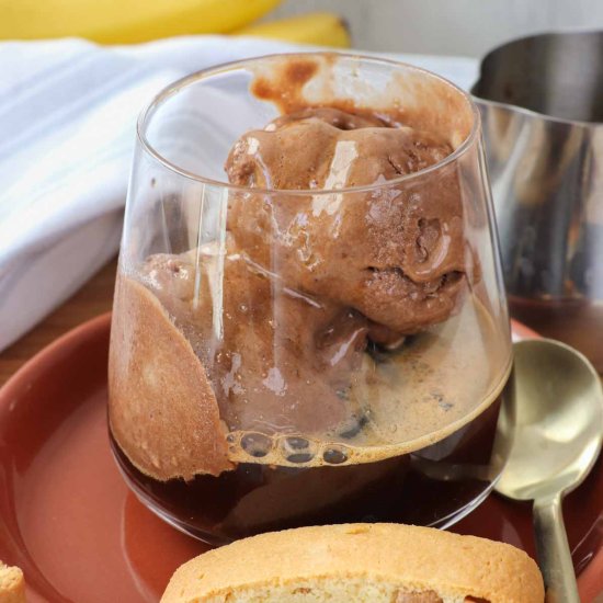 Banana Mocha Affogato