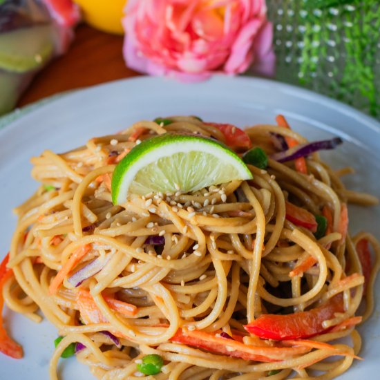 Cold Vegetable Lo Mein
