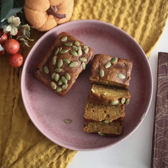 Copycat Starbucks Mini Pumpkin Loaf