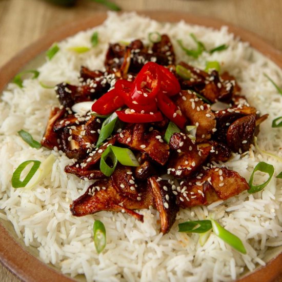 Air Fryer Shiitake Mushrooms