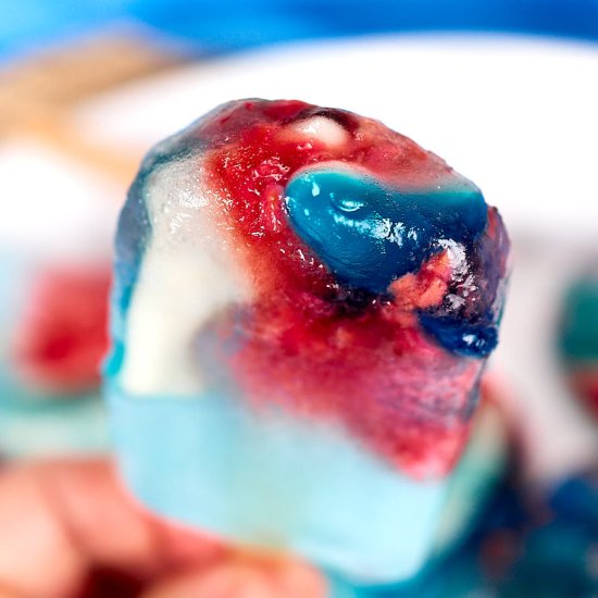 Blue Popsicles for Shark Week