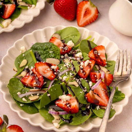 Strawberry Spinach Salad