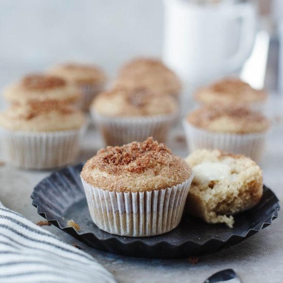 Cinnamon Sugar Breakfast Muffins