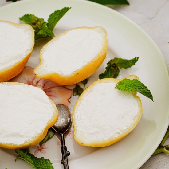 No-Churn Lemon Curd Ice Cream