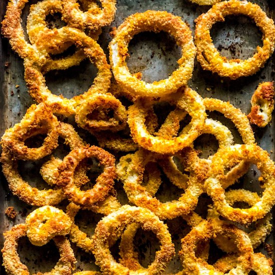 Oven Baked Onion Rings