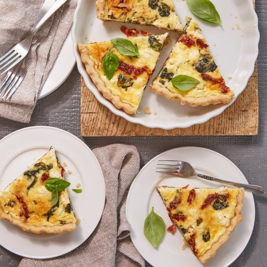 Sun-Dried Tomato Quiche